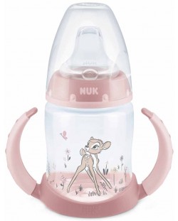 Шише NUK First Choice - Bambi, TC, РР, с накрайник за сок, 150 ml Bambi